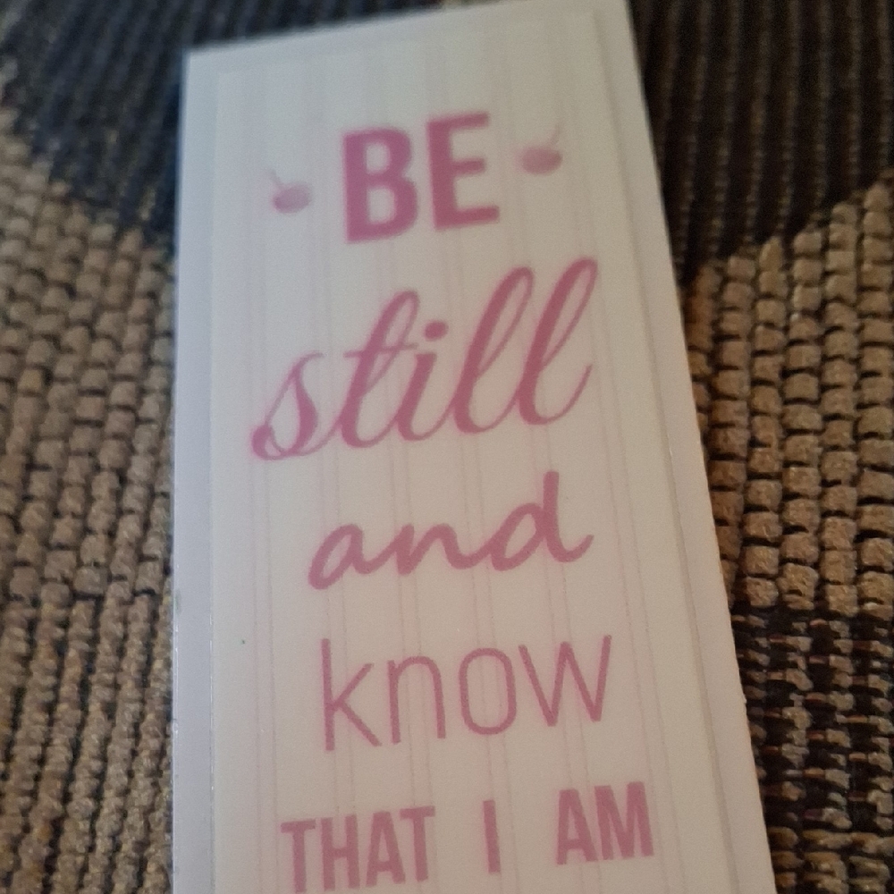 Pink Typography Religious Christian Religious Psalm 46:10